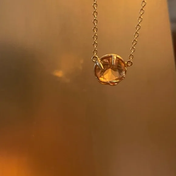 CHAN LUU - TOPAZ SINGLE STONE NECKLACE - Picture 3 of 7